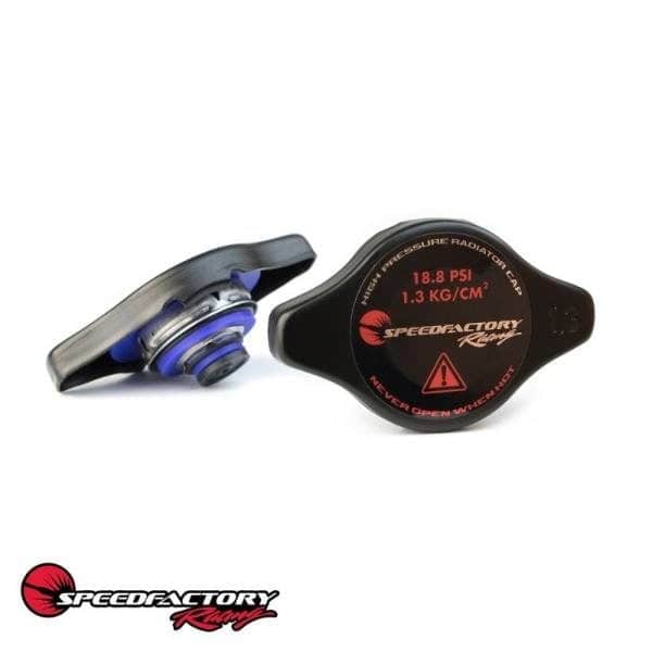 SpeedFactory Racing - Black Radiator Cap - High Pressure 18PSI Type B