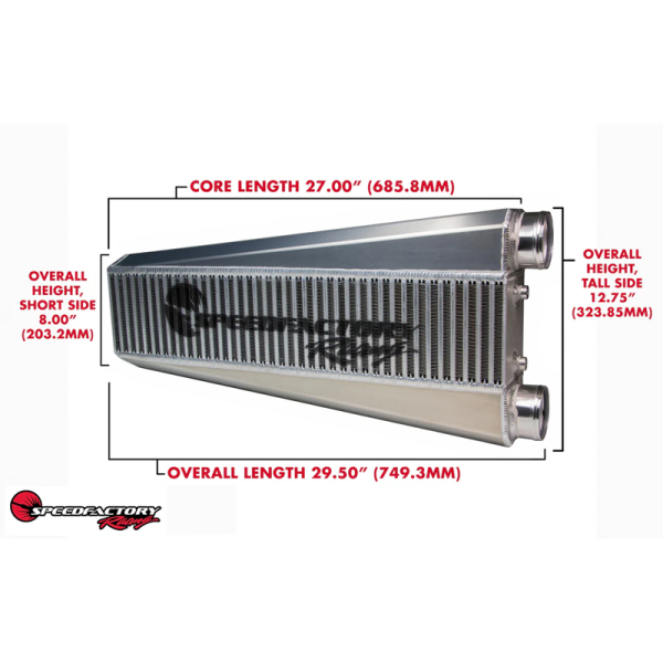 SpeedFactory Racing - Vertical Flow Intercooler (K-Series, 1000HP) - Image 3