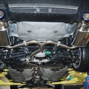 Invidia Q300 Turbo back Exhaust w/Ti Rolled Tips - Subaru WRX VA 15-21 (Manual) - Image 2