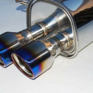 Invidia Q300 Turbo back Exhaust w/Ti Rolled Tips - Subaru WRX VA 15-21 (Manual) - Image 3