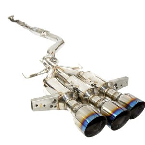 Invidia R400 Turbo Back Suit w/Ti Tips - Honda Civic Type-R FK8 17+ - Image 2
